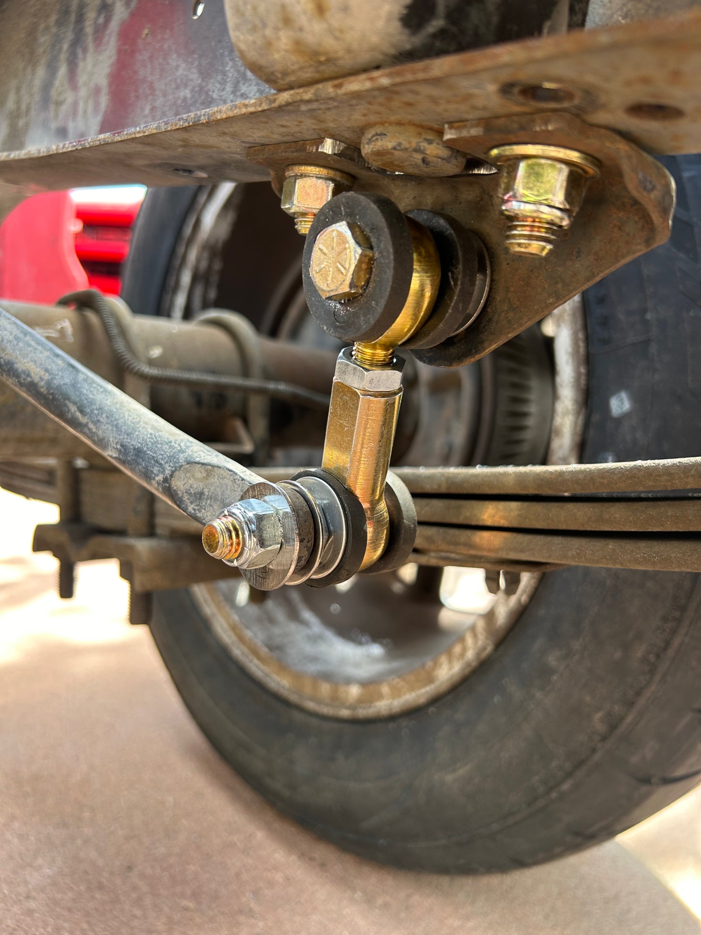(Type RT) Adjustable Bolt on Sway Bar Link Kit for Lowered Dodge Dakota RT 1997-2004
